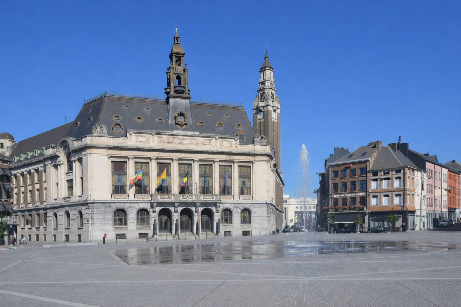 Recouvrement de créances à Charleroi - hotel de ville